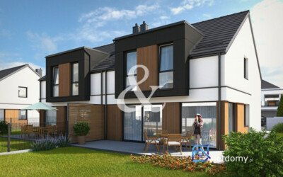 Bliźniak 104,5 m² w sercu Gdyni Chwarzno‑Wiczlino z ogrodem 378 m² - Netdomy