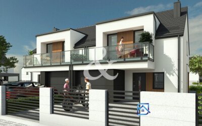 Bliźniak 104,5 m² w sercu Gdyni Chwarzno‑Wiczlino z ogrodem 378 m² - Netdomy