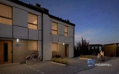 Segment 65 m² z ogródkiem – Łyski, Osiedle Nowa Kwiatowa - Netdomy