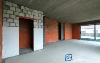 Parterowy dom 136 m² w Radomiu (Janiszpol) – stan surowy zamknięty, ul. Grota‑Roweckiego - Netdomy