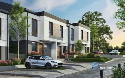 Nowoczesny segment skrajny 90,12 m² na Osiedlu Muza w Częstochowie Północ - Netdomy