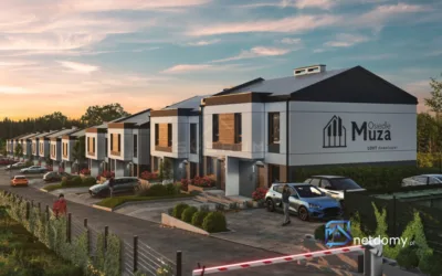 Nowoczesny segment skrajny 90,12 m² na Osiedlu Muza w Częstochowie Północ - Netdomy