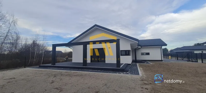 Parterowy dom 169 m² z garażem 2‑stan. – Radom Janiszpol, nowy 2024 - Netdomy