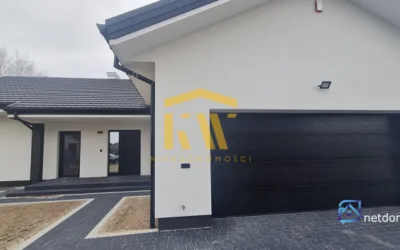 Parterowy dom 169 m² z garażem 2‑stan. – Radom Janiszpol, nowy 2024 - Netdomy
