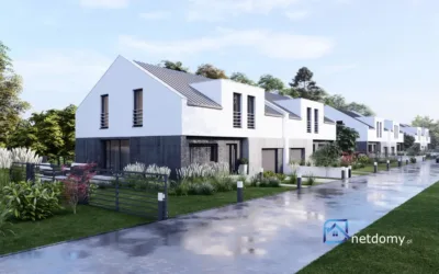 Gotowy bliźniak z fotowoltaiką, 178 m² Częstochowa – ul. Białostocka - Netdomy