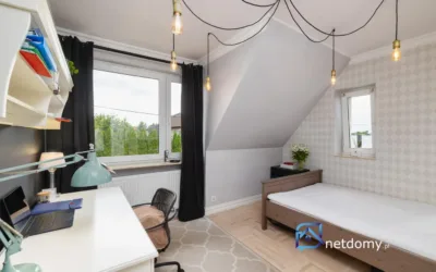Stylowy bliźniak z ogrodem, Częstochowa Lisiniec, 126 m2 - Netdomy
