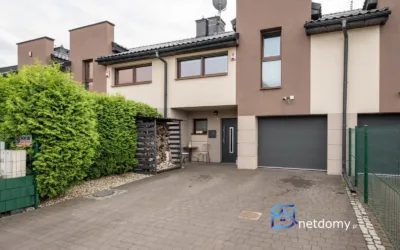 Dom szeregowy 155 m² z ogrodem – Sosnowiec ul. Piwonii - Netdomy
