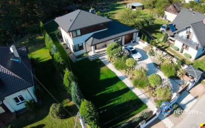 Nowoczesny dom z basenem i ogrodem – Kielce, ul. Wilka Kruszelnickiego 130 m² - Netdomy