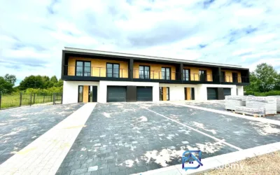 Nowoczesny segment skrajny Kielce Nowy Folwark 125 m² z ogrodem - Netdomy