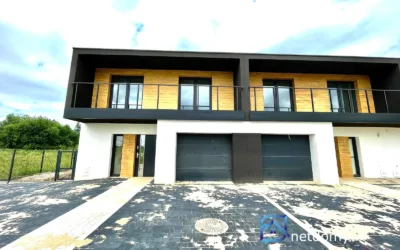 Nowoczesny segment skrajny Kielce Nowy Folwark 125 m² z ogrodem - Netdomy