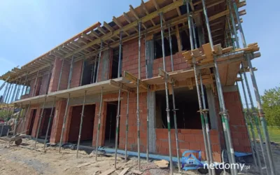 Nowoczesny bliźniak Kielce KSM 119,6 m2 – stan deweloperski z garażem - Netdomy