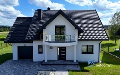 Nowy dom wolnostojący Kielce 214 m2 – stan deweloperski z dużą działką - Netdomy