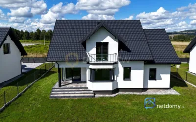Nowy dom wolnostojący Kielce 214 m2 – stan deweloperski z dużą działką - Netdomy
