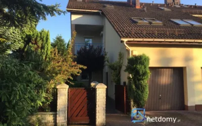 Dom szeregowy 172 m² z garażem i ogrodem – Bielsko-Biała Komorowice Krakowskie - Netdomy