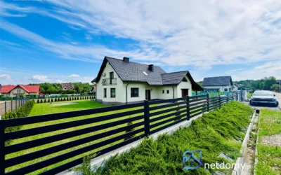 Nowoczesny dom wolnostojący 173 m² z ogrodem – Mazańcowice k. Bielska-Białej - Netdomy