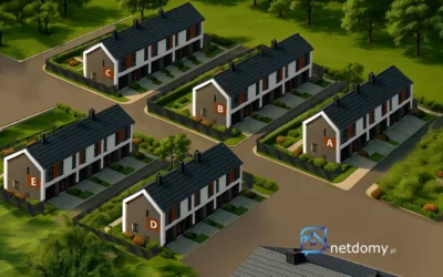 Nowoczesny dom szeregowy 115 m² z ogrodem – Zabrze Biskupice, ul. Bytomska - Netdomy