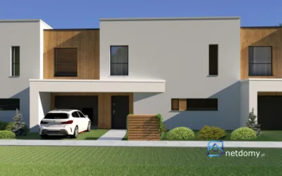 Gliwice Żerniki, Osiedle Fiedlera – segment 169 m² w stanie deweloperskim z pompą ciepła i rekuperacją - Netdomy