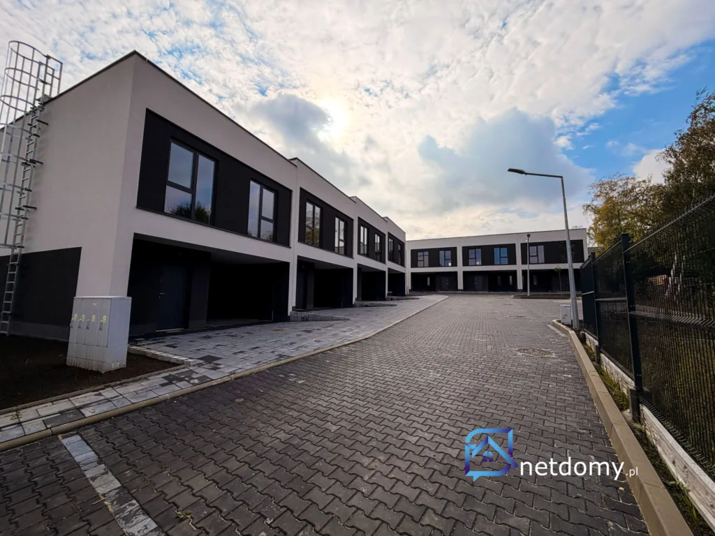 Mikołów Kamionka – szeregówka 135,54 m², ogródek 49,7 m², garaż | Czereśniowy Zakątek, deweloperski - Netdomy