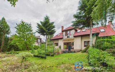 Olsztyn, ul. Dziewanny – bliźniak 302,8 m², działka 649 m², garaż, 1998 r., ogród - Netdomy