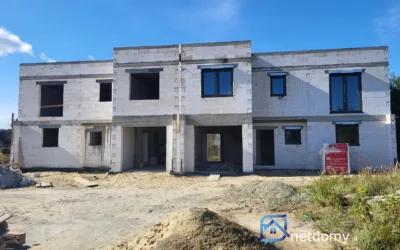 Rybnicka Kuźnia – nowa szeregówka 144 m² z dużym ogrodem, tarasem 35 m² i garażem | 2024, podłogówka, rolety - Netdomy