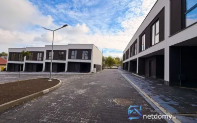 Mikołów Kamionka – szeregówka 135,54 m², ogródek 49,7 m², garaż | Czereśniowy Zakątek, deweloperski - Netdomy