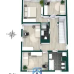 Warszawa, Białołęka – bliźniak 184,17 m² z podwójnym garażem i ogrodem 300+ m², ul. Billewicza - Netdomy