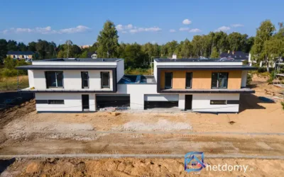 Dąbrowa Górnicza – bliźniak 192 m² z dużym ogrodem i garażem 2-stan., ul. Brzozowa (Pojezierze Dąbrowskie) - Netdomy