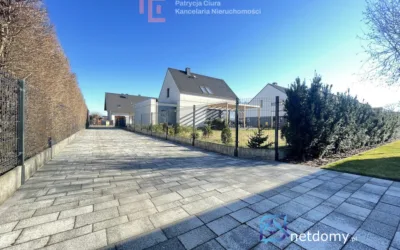 Chmielowice – dom 122,48 m² z ogrodem 746 m², kominek i wiata 2‑stan. (2018) - Netdomy