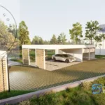 Elbląg, ul. Cisowa – nowy bliźniak 83,28 m² z ogrodem i garażem, Cisowy Zakątek - Netdomy