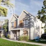 Elbląg, ul. Cisowa – nowy bliźniak 83,28 m² z ogrodem i garażem, Cisowy Zakątek - Netdomy