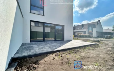 Chmielowice / Opole – bliźniak 130 m² w stanie deweloperskim, garaż w bryle, ul. Dereniowa - Netdomy