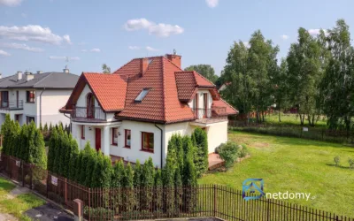 Warszawa, Białołęka Dworska – dom 260 m² na działce 860 m², 7 pokoi, ul. Waligóry - Netdomy