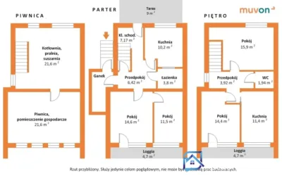 Łódź, Platynowa — bliźniak 127,5 m² przy Lesie Łagiewnickim, taras, garaż - Netdomy