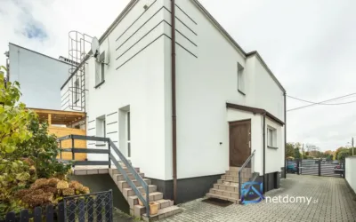 Łódź, Platynowa — bliźniak 127,5 m² przy Lesie Łagiewnickim, taras, garaż - Netdomy