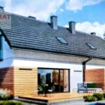 Elbląg, Okólnik – nowy bliźniak 86,7 m² z poddaszem, pompą ciepła i rekuperacją, działka 350 m² - Netdomy