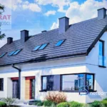 Elbląg, Okólnik – nowy bliźniak 86,7 m² z poddaszem, pompą ciepła i rekuperacją, działka 350 m² - Netdomy