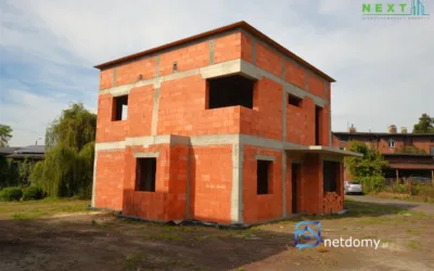 Nowy dom wolnostojący 141,67 m² – Ruda Śląska Bielszowice, ul. Kokota | stan surowy otwarty, garaż, działka 507 m² - Netdomy