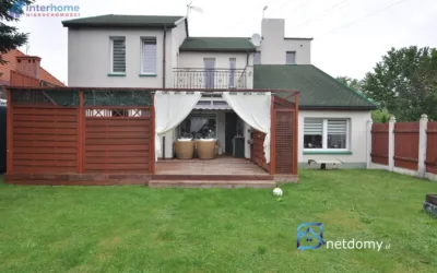 Dom 220 m² na działce 861 m² – Tychy Zawiść, garaż 2‑stan. i ogród z tarasem - Netdomy