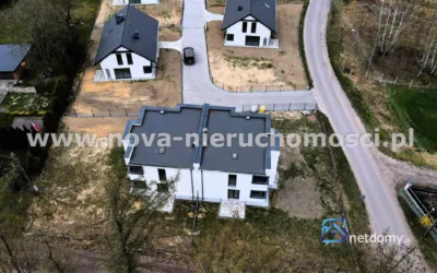 Nowy bliźniak 115,70 m² z garażem – Rybnik Niedobczyce, ul. Gruntowa 73 (działka 490 m²) - Netdomy
