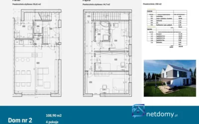 Bliźniak 108,90 m² z ogrodem – Tychy Mąkołowiec, ul. Czyżyków, stan deweloperski premium - Netdomy