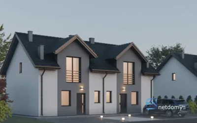 Bliźniak 83 m² – Rzeszów, ul. Miejska | stan deweloperski, rekuperacja, ogrzewanie podłogowe - Netdomy