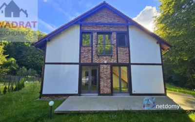 Elbląg – bliźniak 150 m² przy lesie Bażantarnia, pompa ciepła i fotowoltaika – ul. Waryńskiego - Netdomy