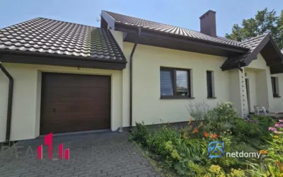 Płock – Nowe Ciechomice, dom 140 m² z garażem i poddaszem do aranżacji, działka 820 m² - Netdomy