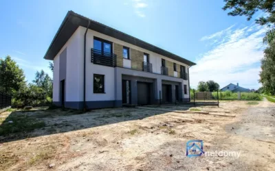 Bliźniak Rzeszów Miłocin 111,15 m² – garaż, taras 9,6 m², pompa ciepła - Netdomy