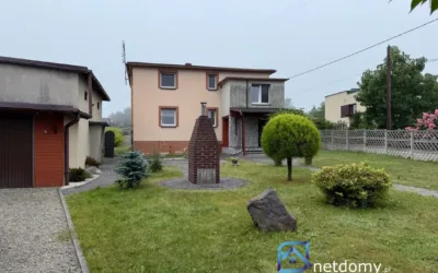 Rybnik Orzepowice – dom wolnostojący 149,6 m² z dużym ogrodem i garażem, ul. Borki 53A - Netdomy