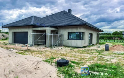 Płock, Winiary – parterowy dom 177 m² w stanie deweloperskim, ul. Maszewska, działka 1741 m² - Netdomy