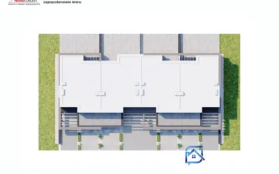Szeregówka bez skosów 112,61 m² – Rzeszów Słocina, ul. Zofii Wallis | garaż, 2 tarasy, stan surowy zamknięty - Netdomy