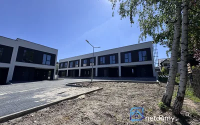 Mikołów Kamionka – szeregówka 135,54 m², ogródek 49,7 m², garaż | Czereśniowy Zakątek, deweloperski - Netdomy