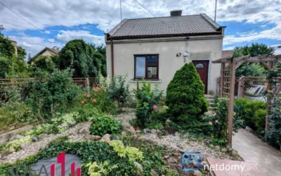 Dom wolnostojący 70 m² z dużą działką 1880 m² – Płock Radziwie, ul. Zielona - Netdomy