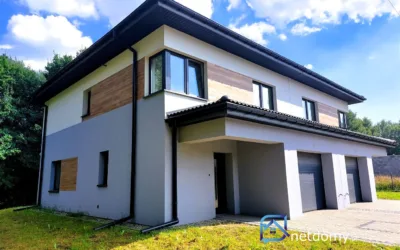 Rybnik Popielów – bliźniak 132 m² z garażem, 4 sypialnie, działka 440 m² - Netdomy